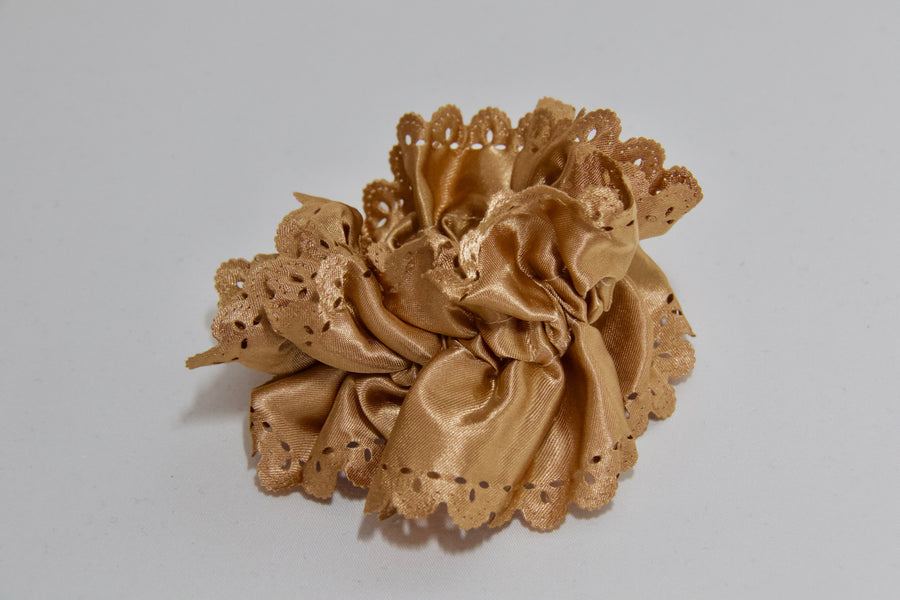 Satin Cut Out Design Scrunchie