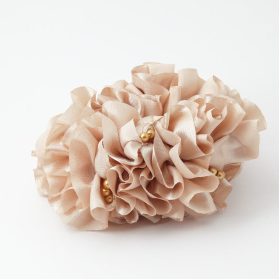 Satin Ruffle Wave Scrunchie