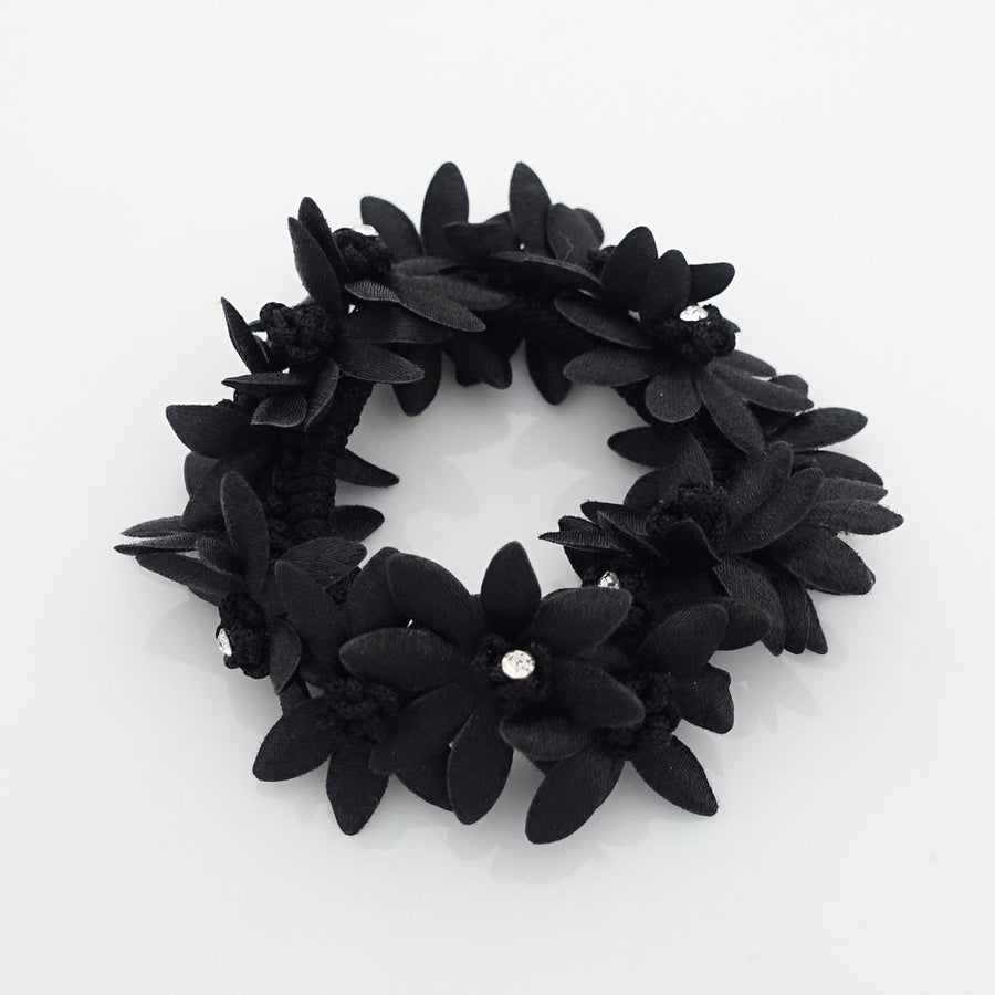 Floral Diamante Hair Tie / Scrunchie