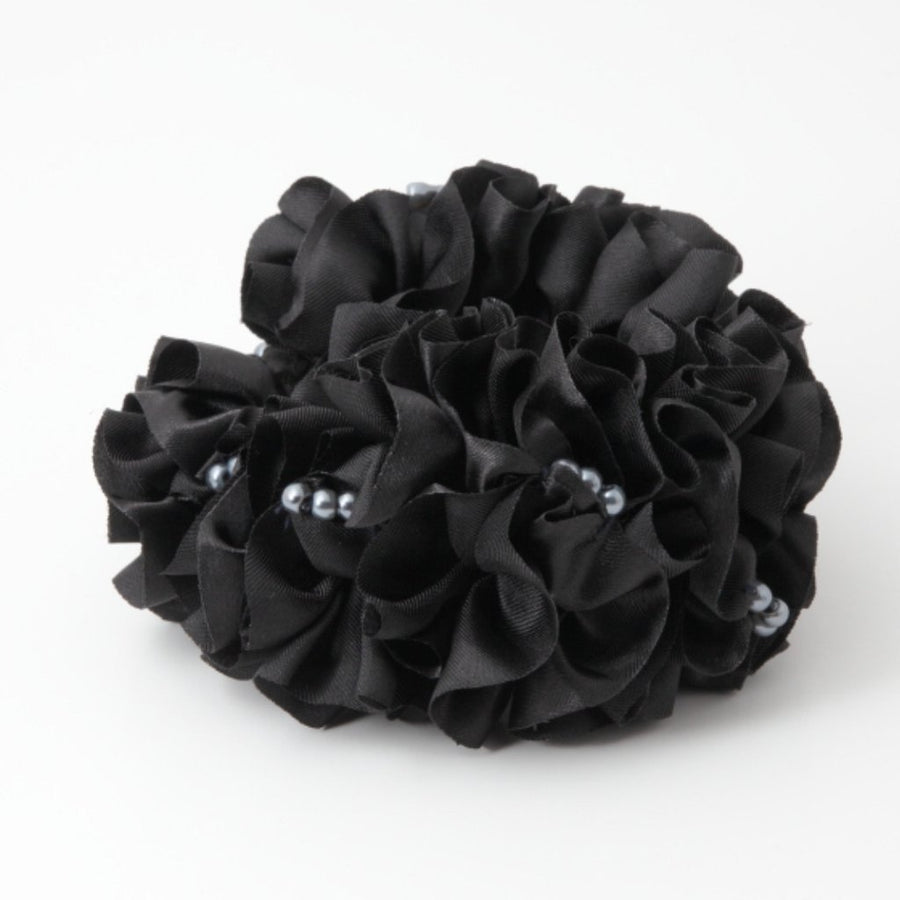 Satin Ruffle Wave Scrunchie