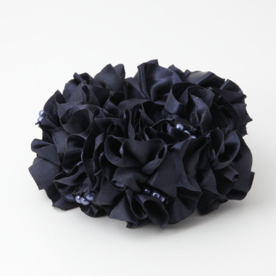 Satin Ruffle Wave Scrunchie