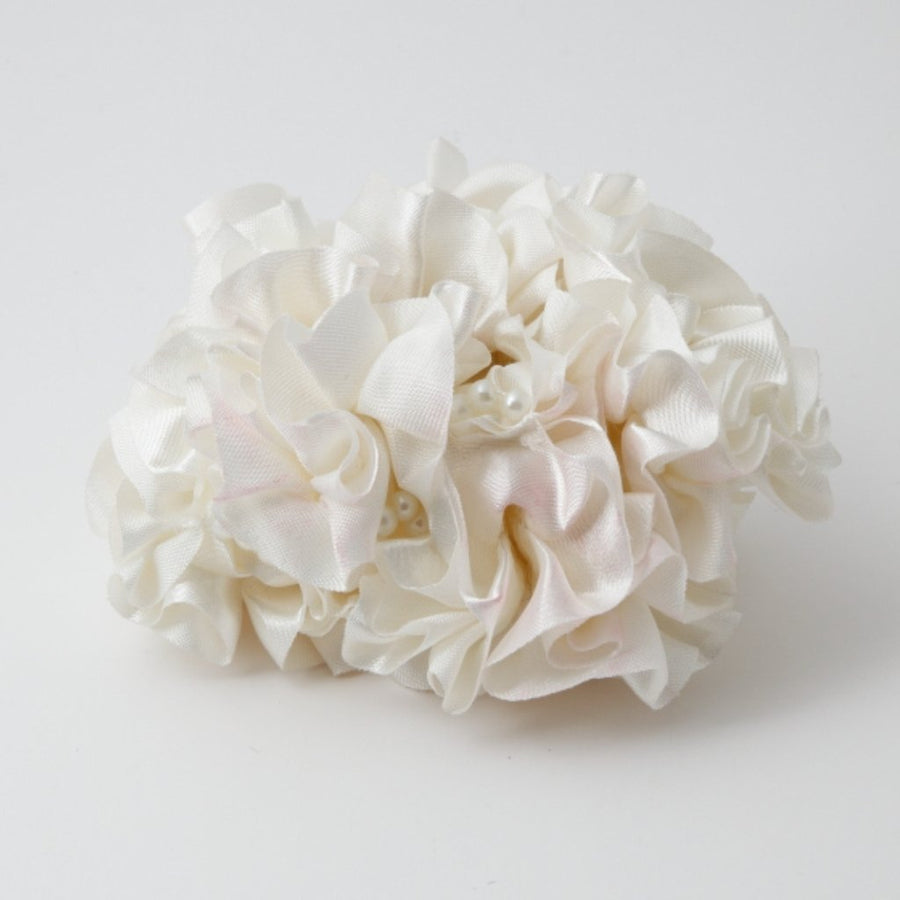 Satin Ruffle Wave Scrunchie